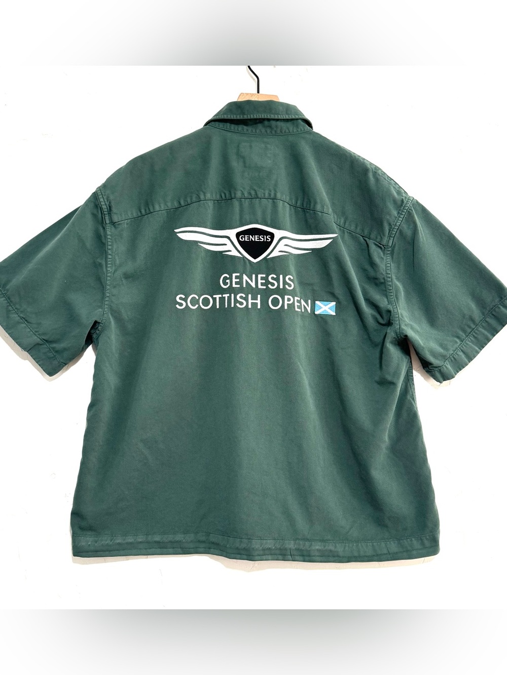 Abercrombie & Fitch Reserve Genesis Scottish Open Work Shirt XL Cropped